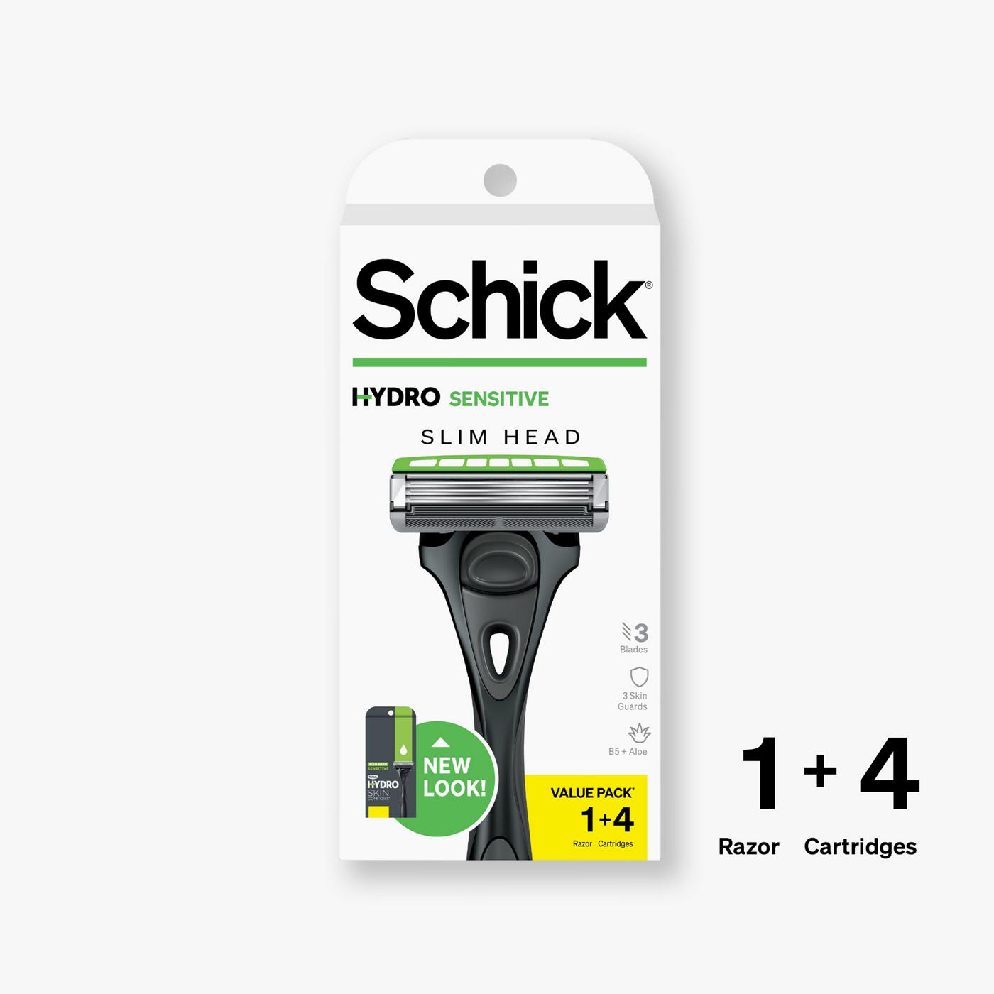 Schick Hydro Sensitive Skin Slim Head Razor; image 4 of 8