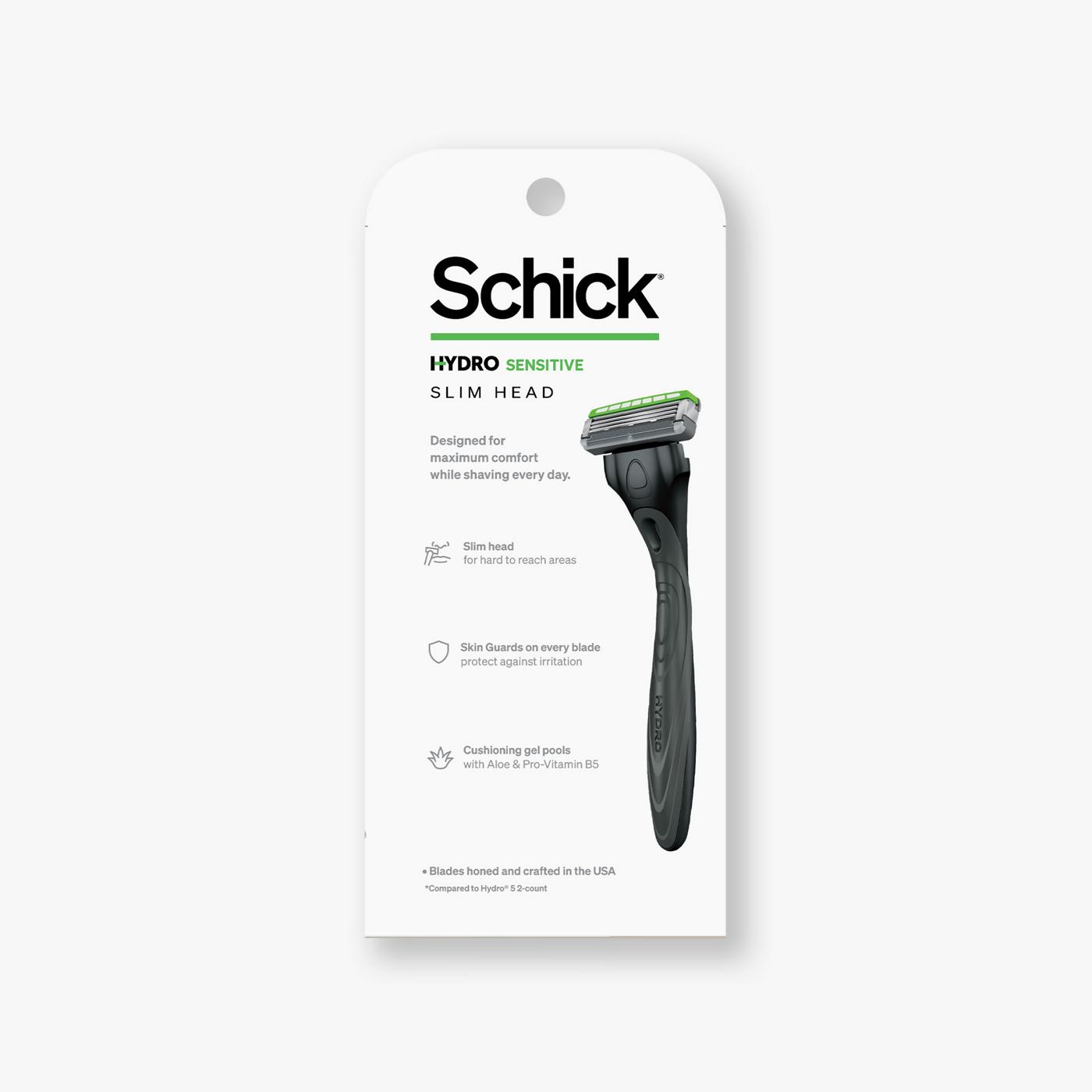 Schick Hydro Sensitive Skin Slim Head Razor; image 8 of 8