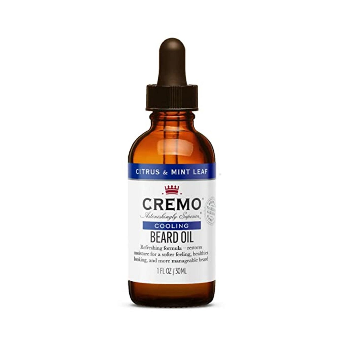 Cremo Cooling Beard Oil - Citrus & Mint Leaf; image 5 of 6