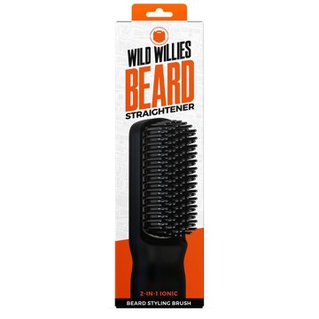 Wild Willies Heated 2-In-1 Ionic Beard Styling Brush