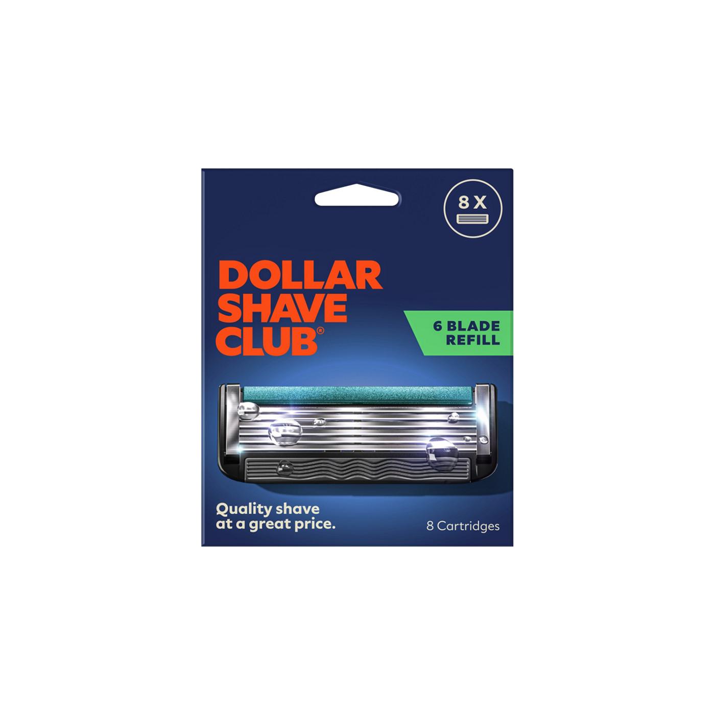 Dollar Shave Club 6-Blade Razor Refill Cartridges; image 1 of 7