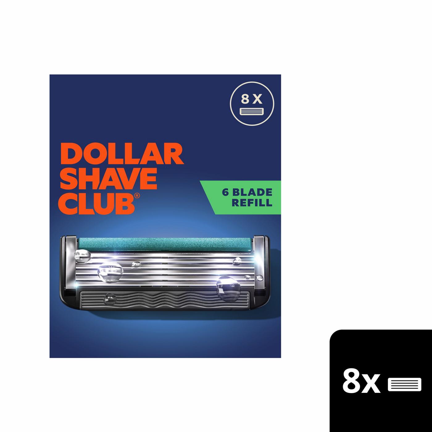 Dollar Shave Club 6-Blade Razor Refill Cartridges; image 2 of 7