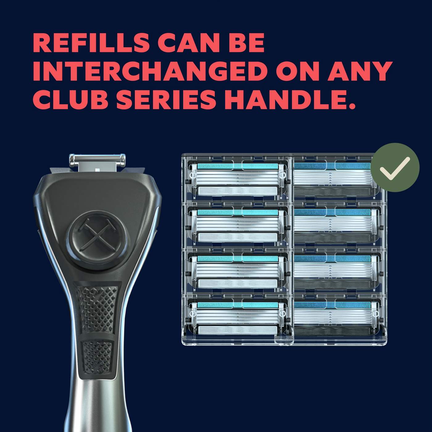 Dollar Shave Club 6-Blade Razor Refill Cartridges; image 7 of 7
