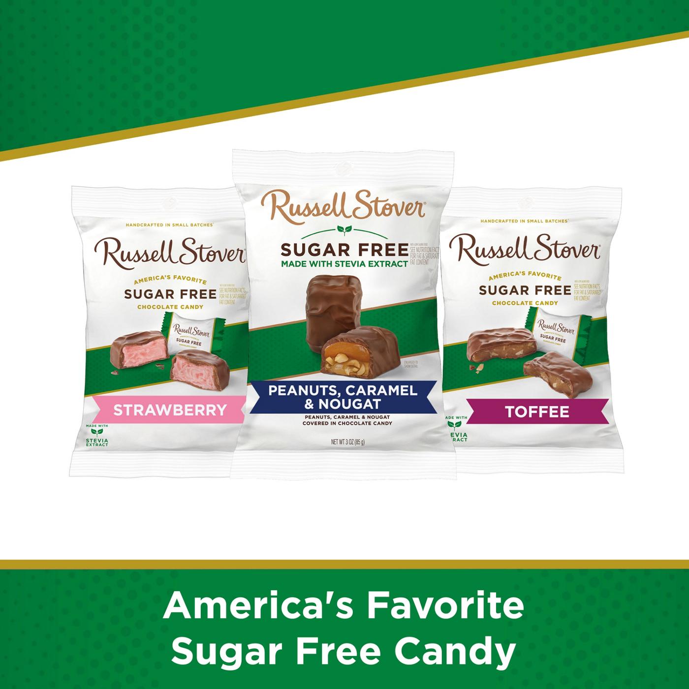 Russell Stover Sugar Free Peanuts Caramel & Nougat Chocolate Candy; image 6 of 8