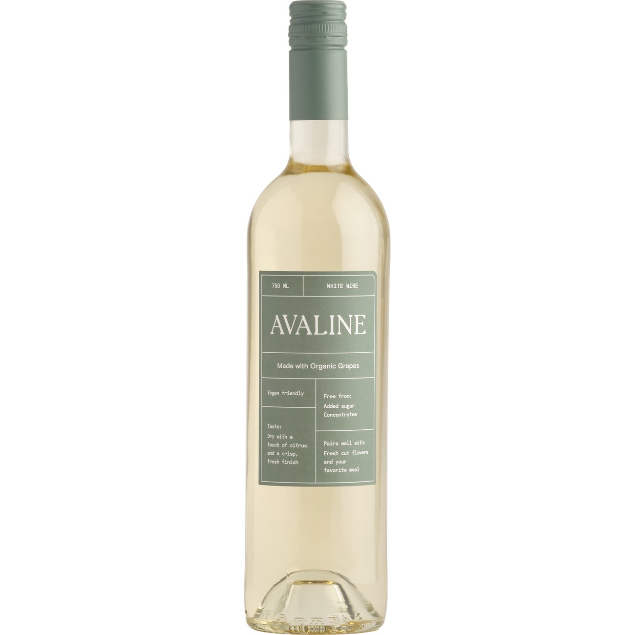 Avaline Organic Spanish White Wine, 750 mL