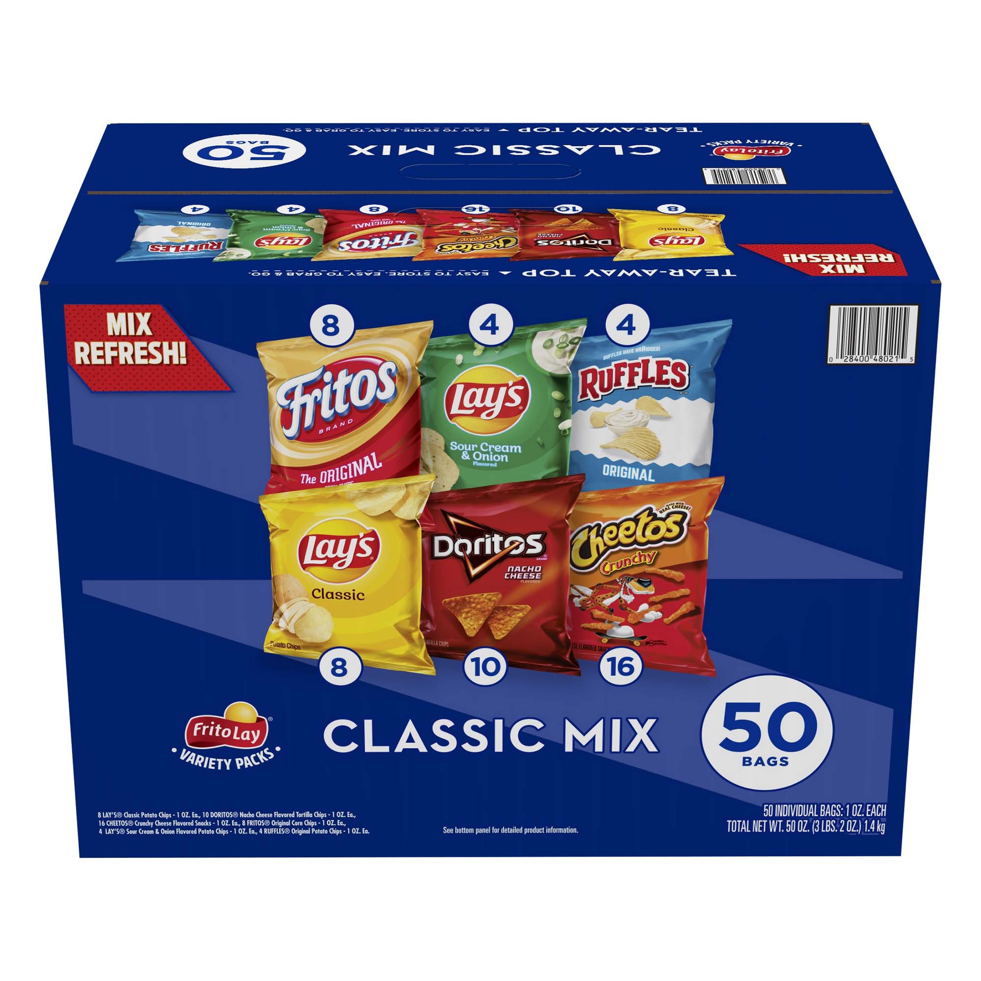 Frito Lay Doritos & Cheetos Mix Variety Pack Chips - Shop Chips at H-E-B