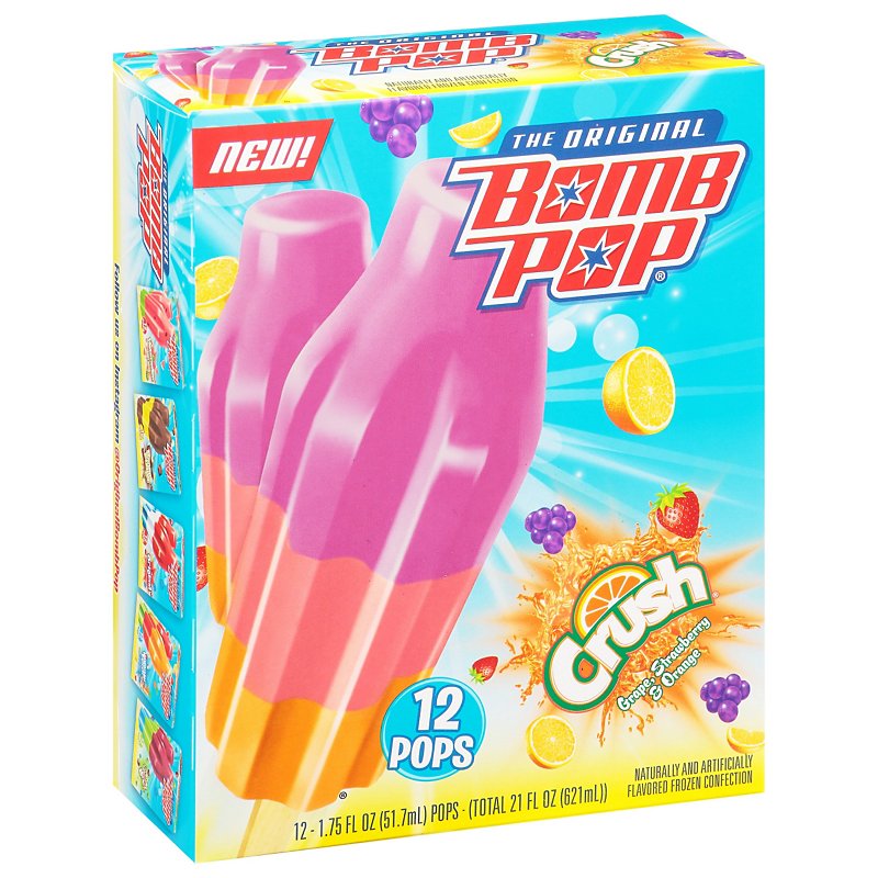 Bomb Pop Crush Ice Pops - Shop Bars & Pops at H-E-B