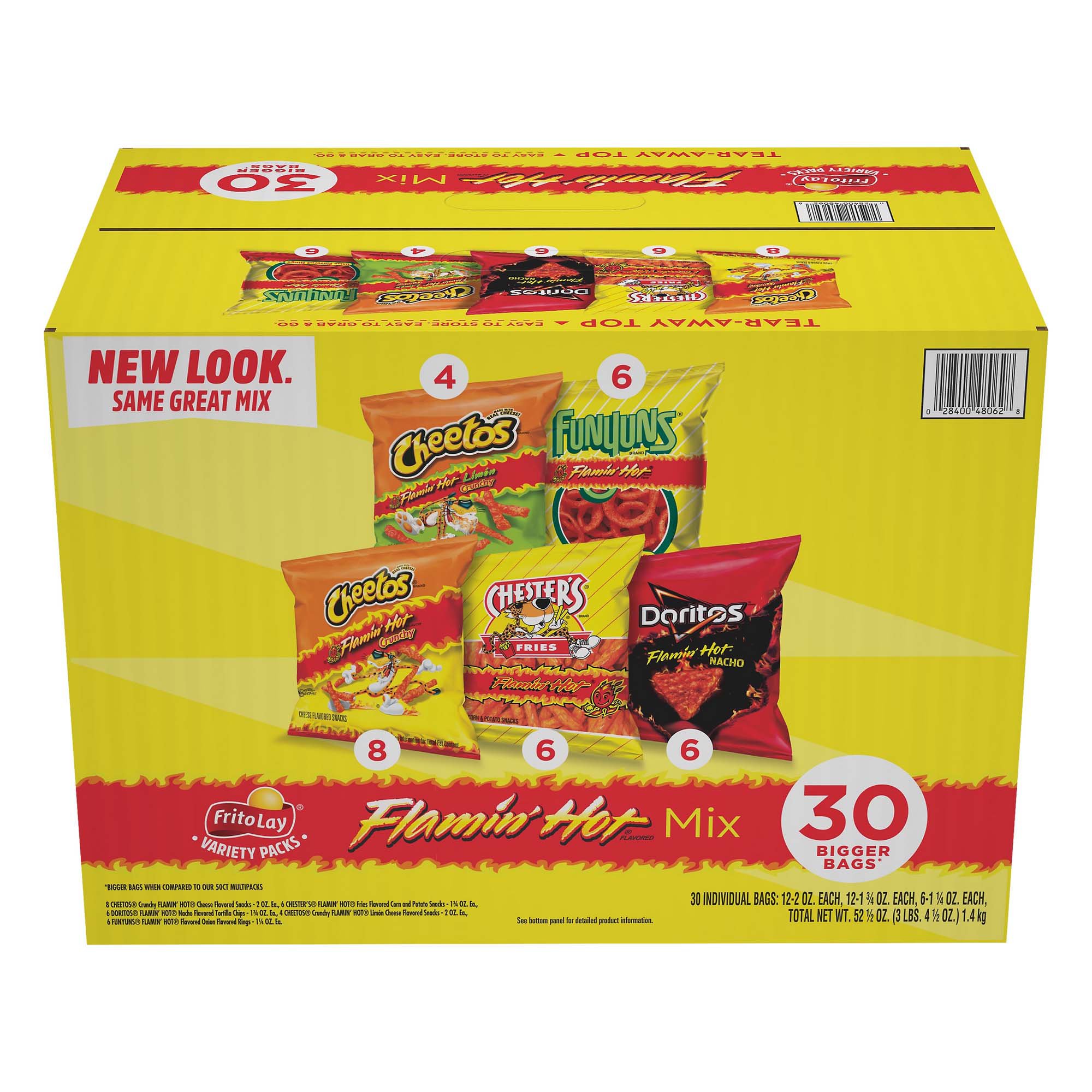 Frito Lay Flamin' Hot Cube Variety Pack, 30 ct | Joe V's