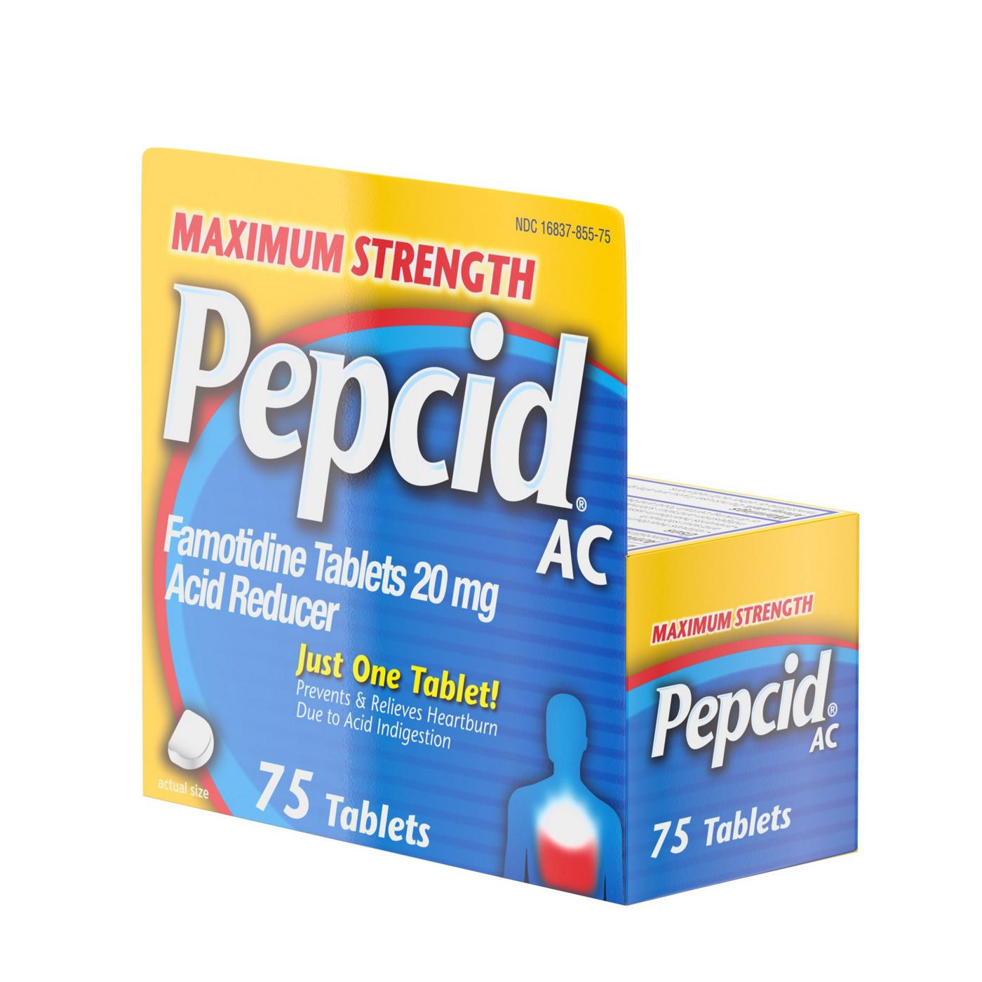 Pepcid AC Maximum Strength Acid Reducer Tablets - 20mg; image 6 of 8