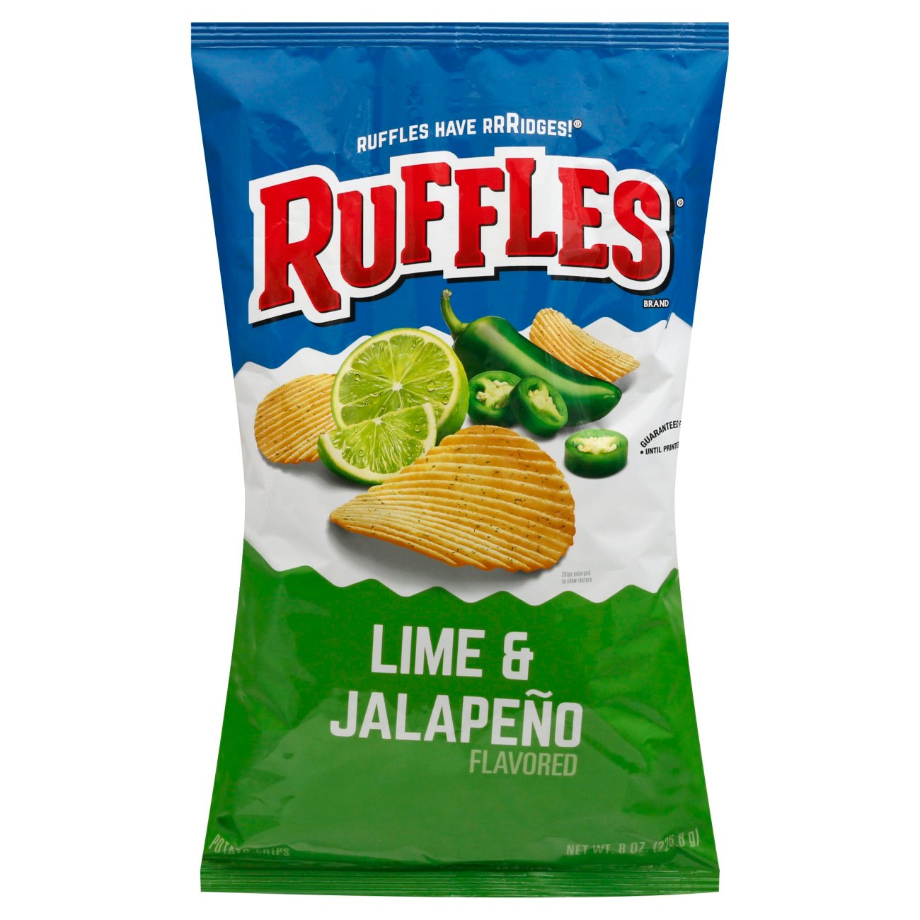 Ruffles Lime & Jalapeno Potato Chips - Shop Chips at H-E-B