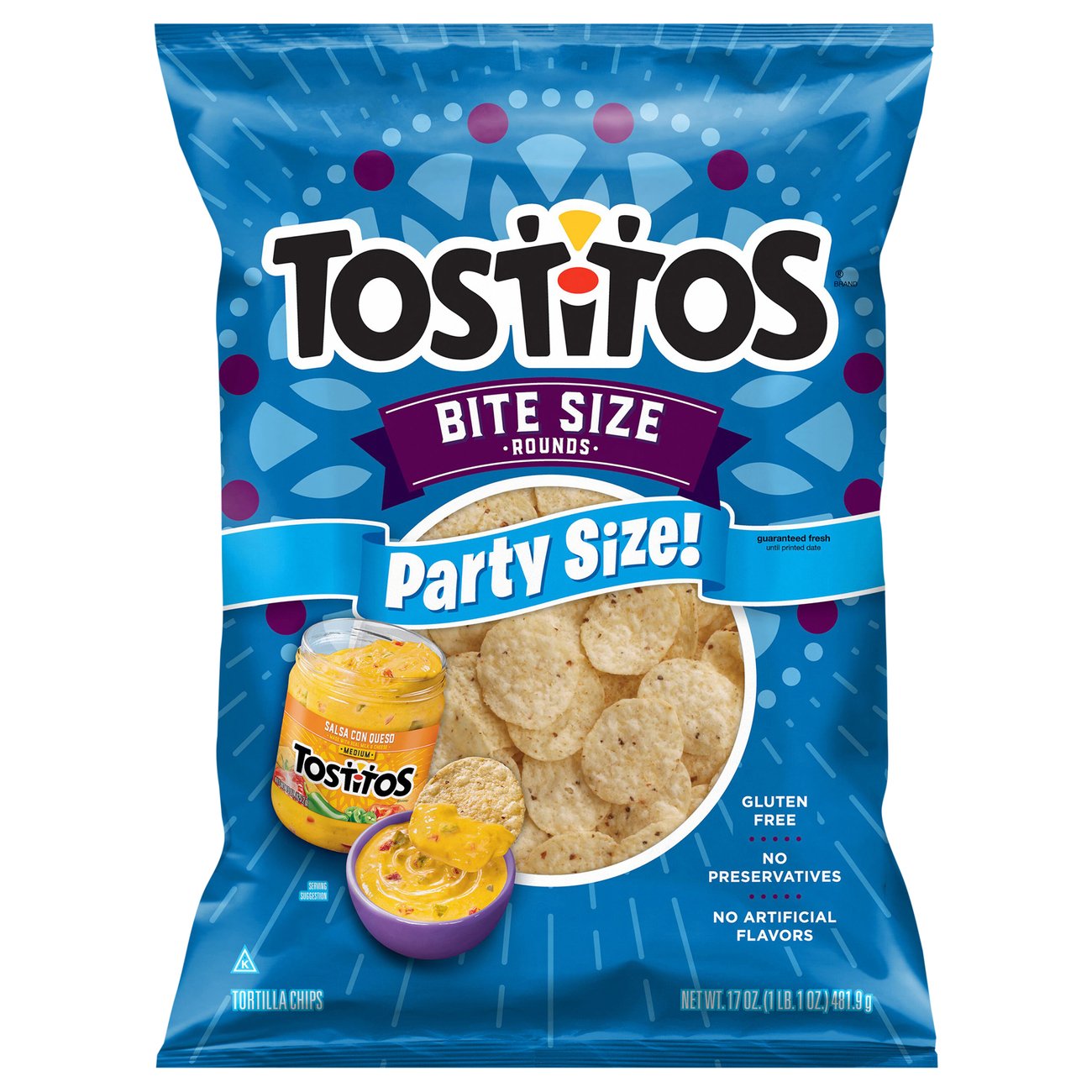 Tostitos Bite Size Rounds Corn Tortilla Chips Party Size - Shop Snacks ...