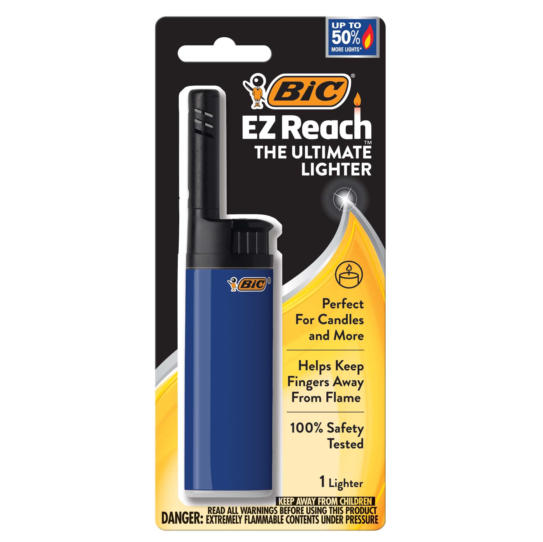 Bic EZ Ultimate Lighter-Assorted Colors Shop & Firestarters at H-E-B