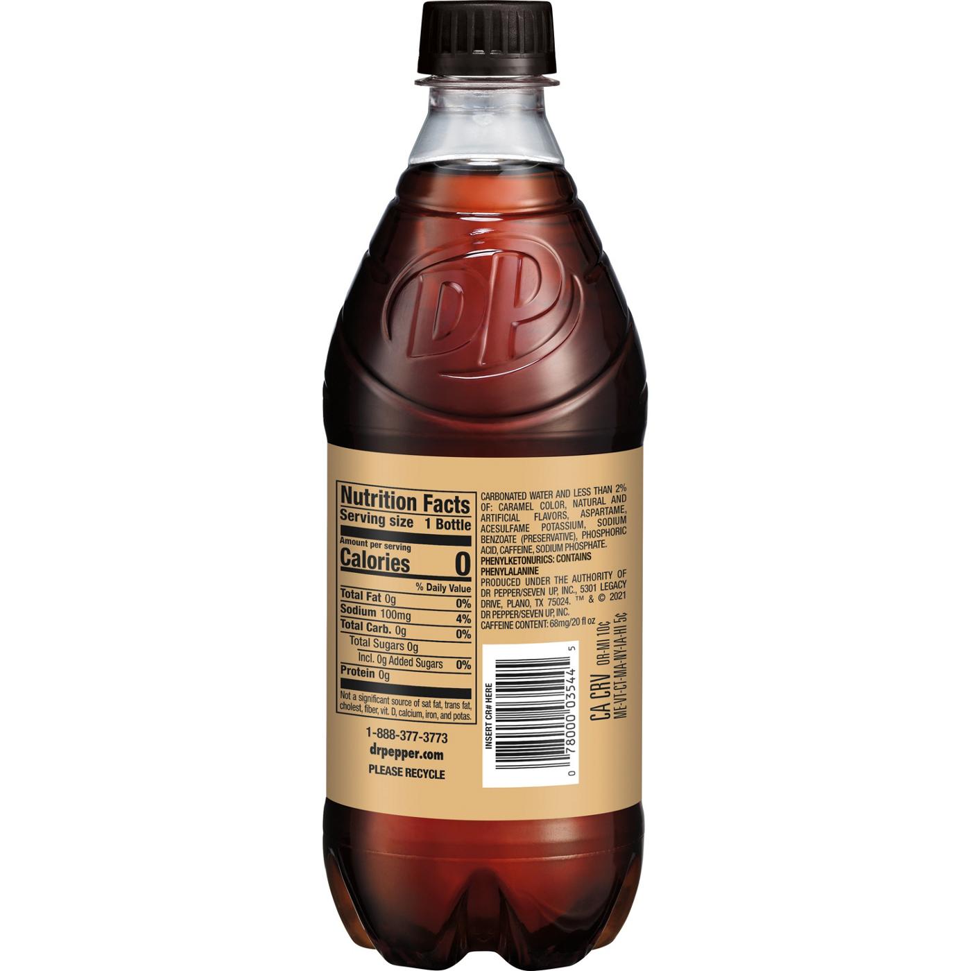 Dr Pepper & Cream Zero Sugar Soda; image 7 of 7