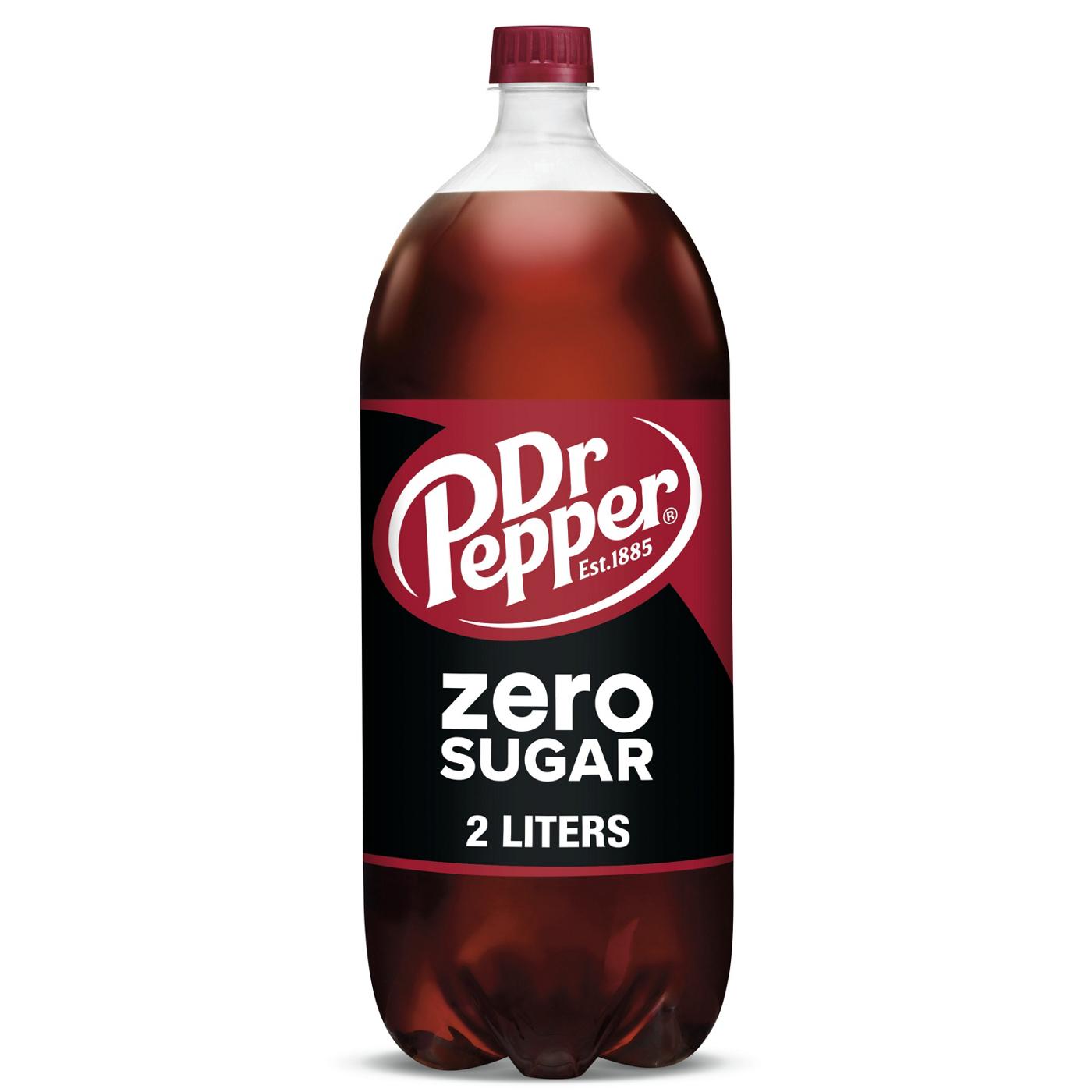 Dr Pepper Zero Sugar Soda; image 1 of 6