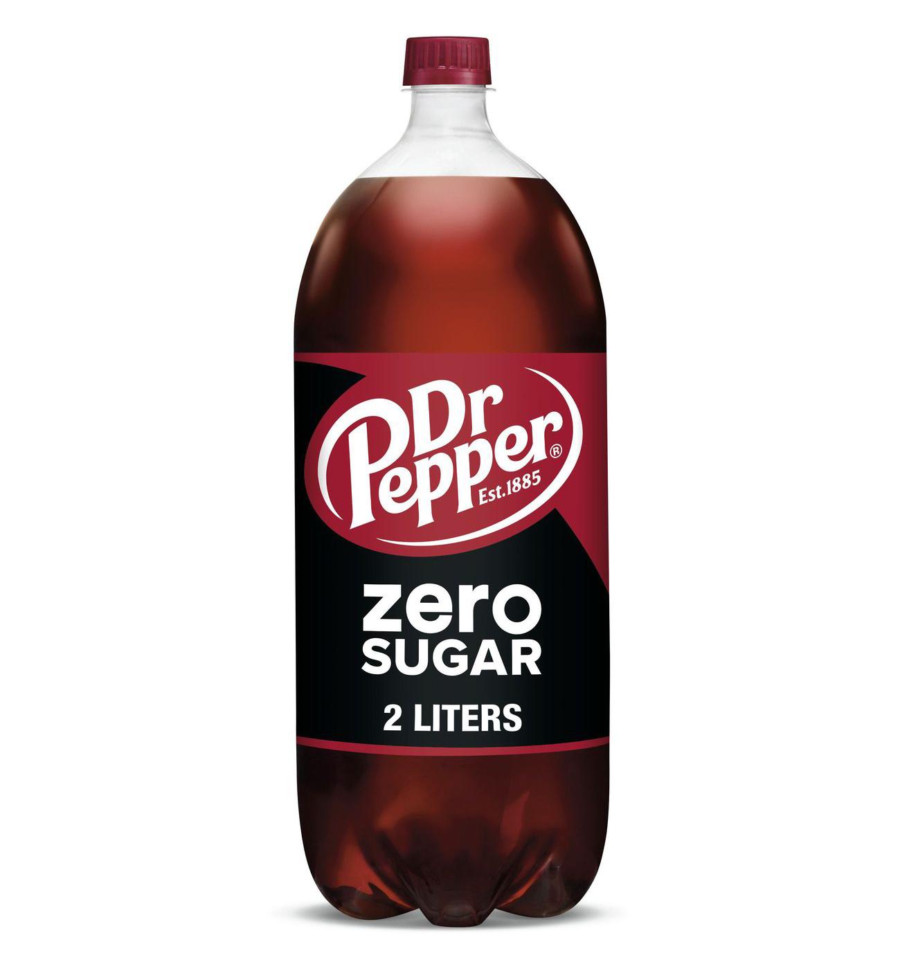 Dr Pepper Zero Sugar Soda; image 1 of 6