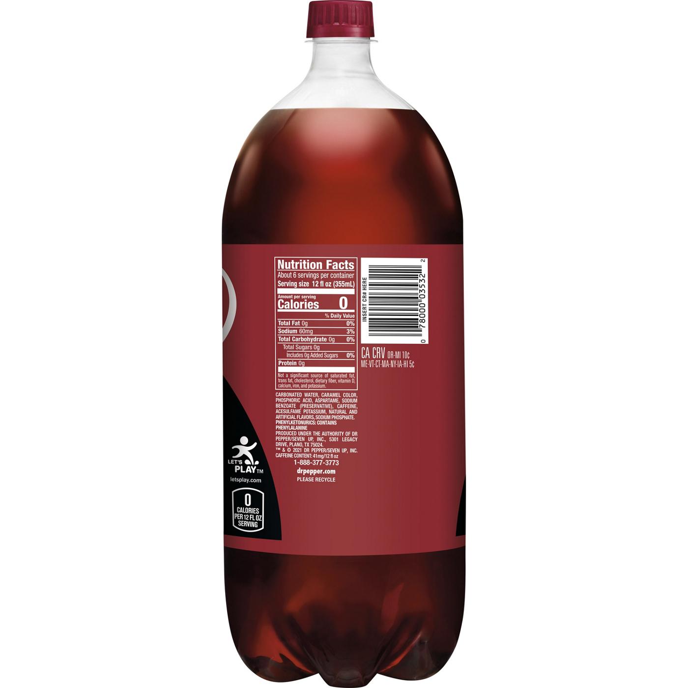 Dr Pepper Zero Sugar Soda; image 5 of 6