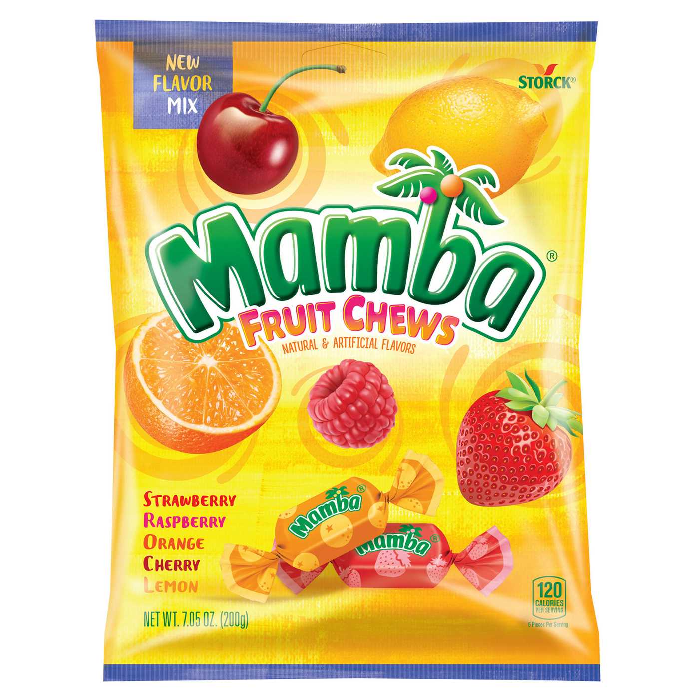 Mamba Fruit Chews Candy; image 1 of 2