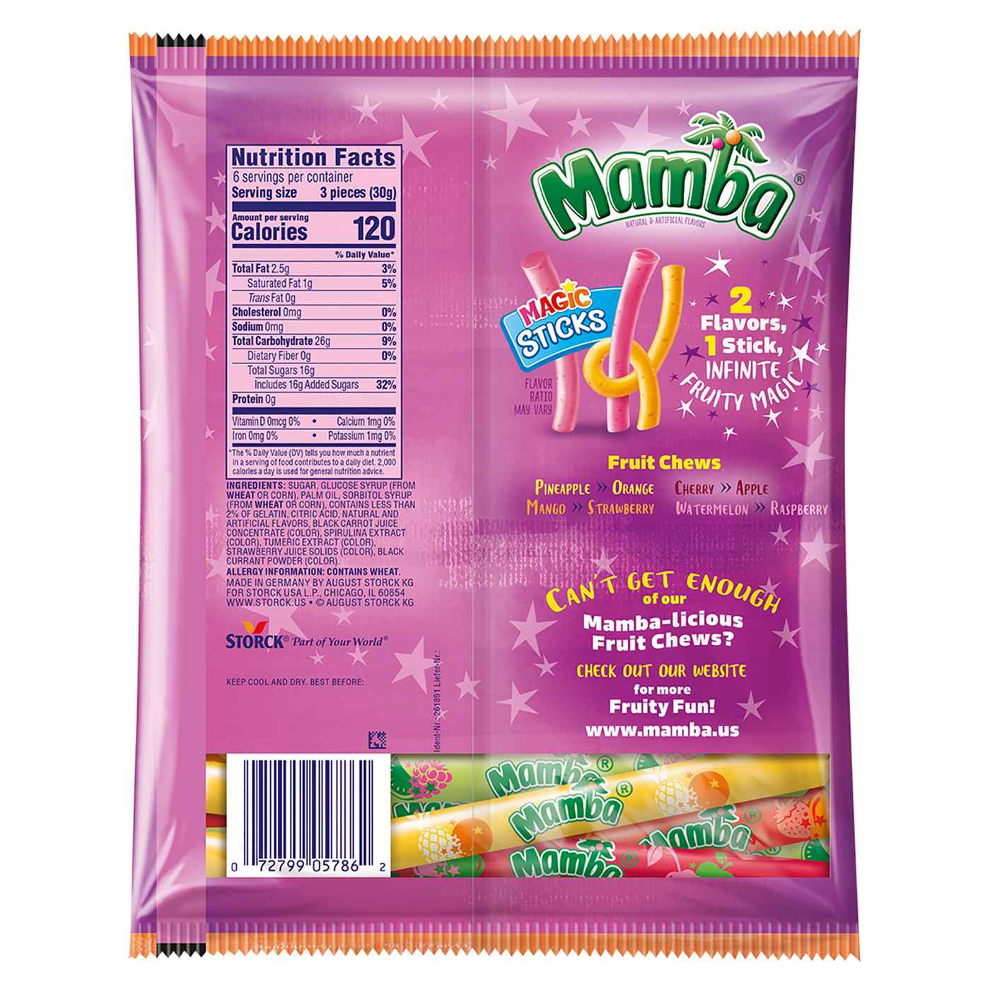 Mamba Magic Sticks Candy; image 6 of 6