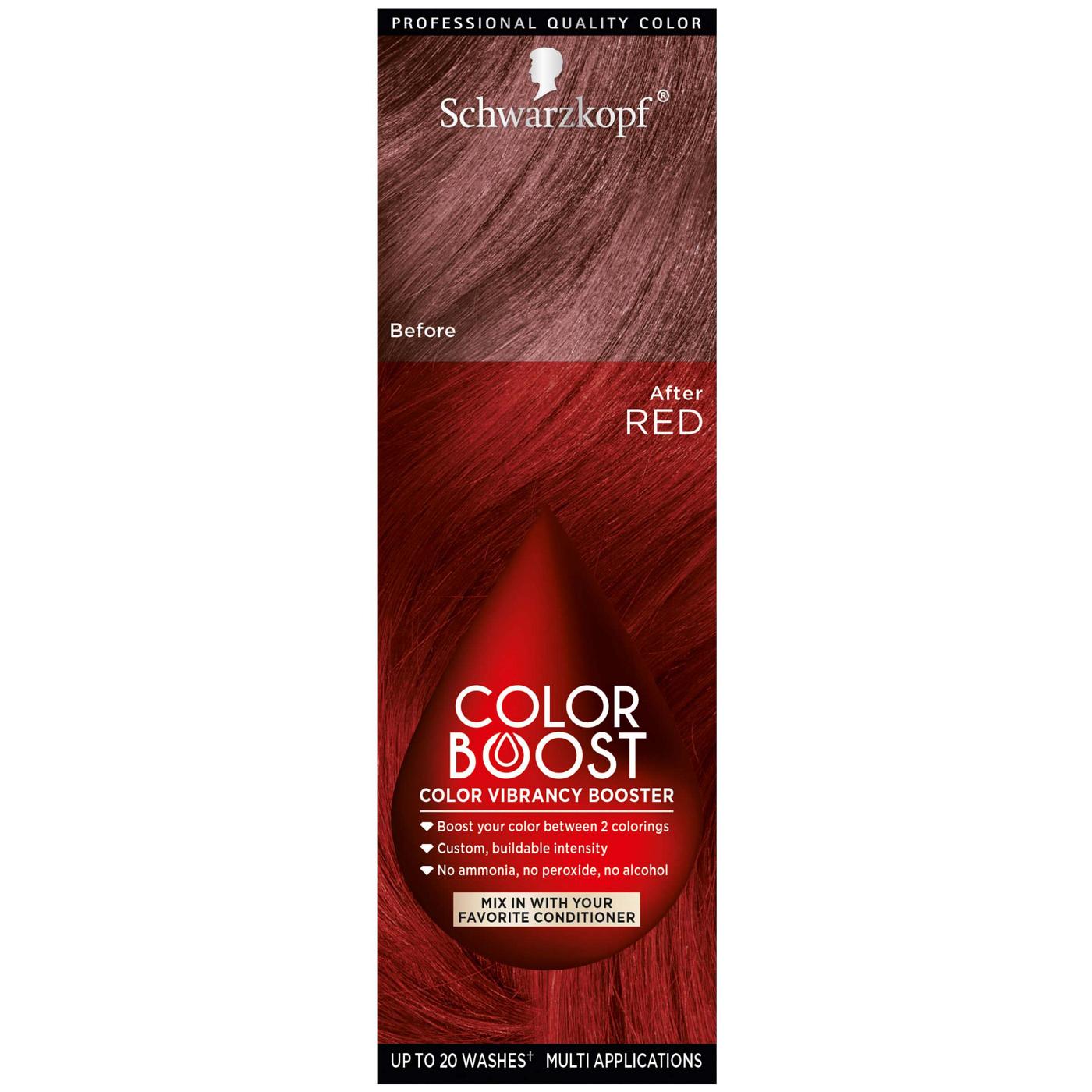 Schwarzkopf Color Boost Color Vibrancy Booster, Red; image 1 of 10