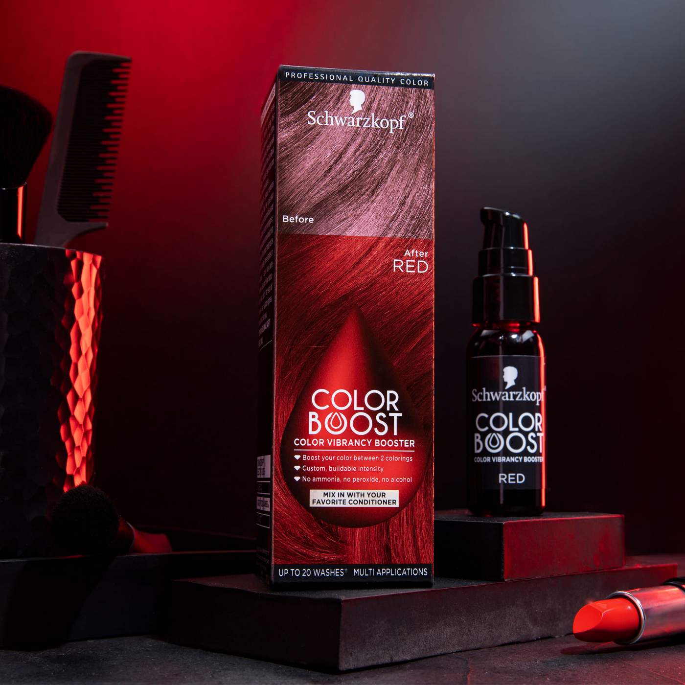 Schwarzkopf Color Boost Color Vibrancy Booster, Red; image 3 of 10