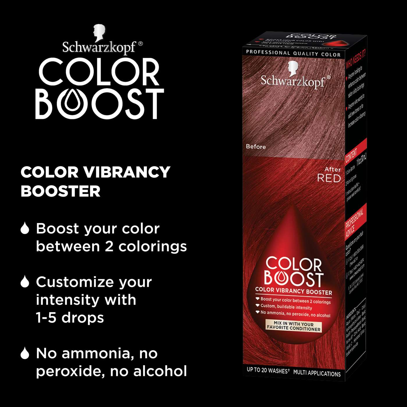 Schwarzkopf Color Boost Color Vibrancy Booster, Red; image 5 of 10