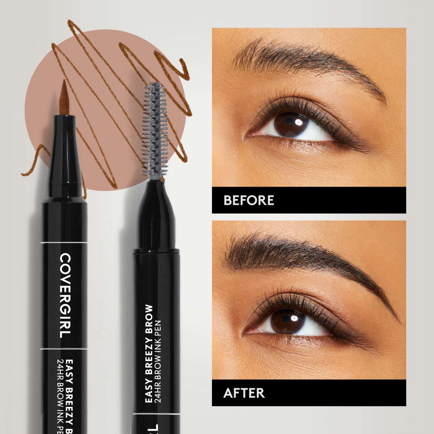 Covergirl Easy Breezy Brow All-Day Brow Ink Pen Honey Brown 200; image 3 of 11