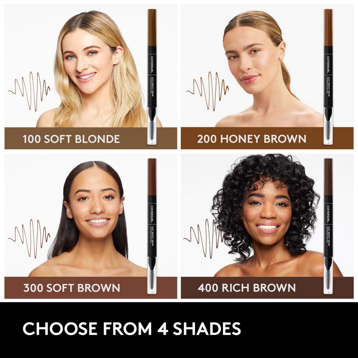 Covergirl Easy Breezy Brow All-Day Brow Ink Pen -400 Rich Brown; image 3 of 8