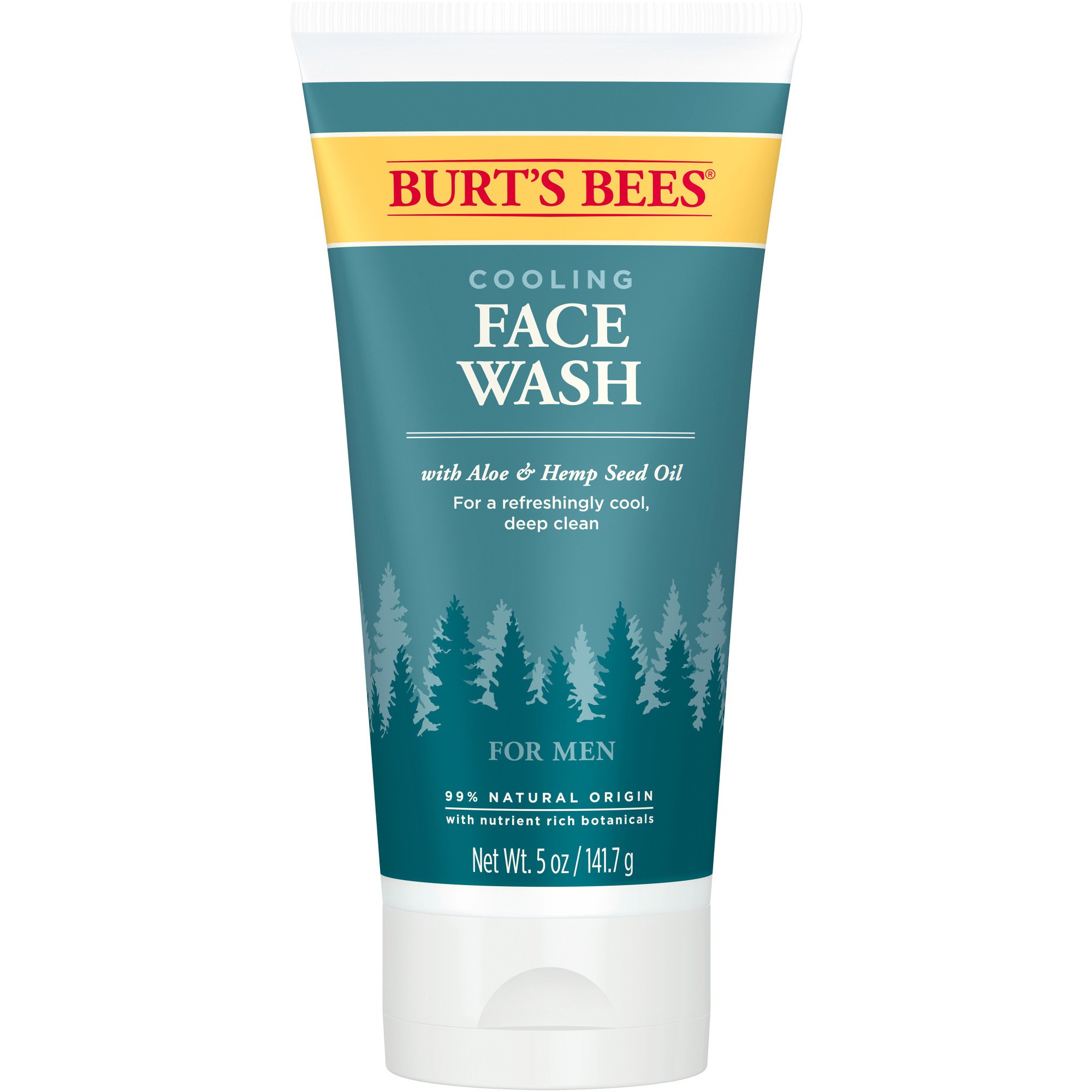 Burt's Bees Men's Cooling Face Wash with Aloe & Hemp Shop Facial