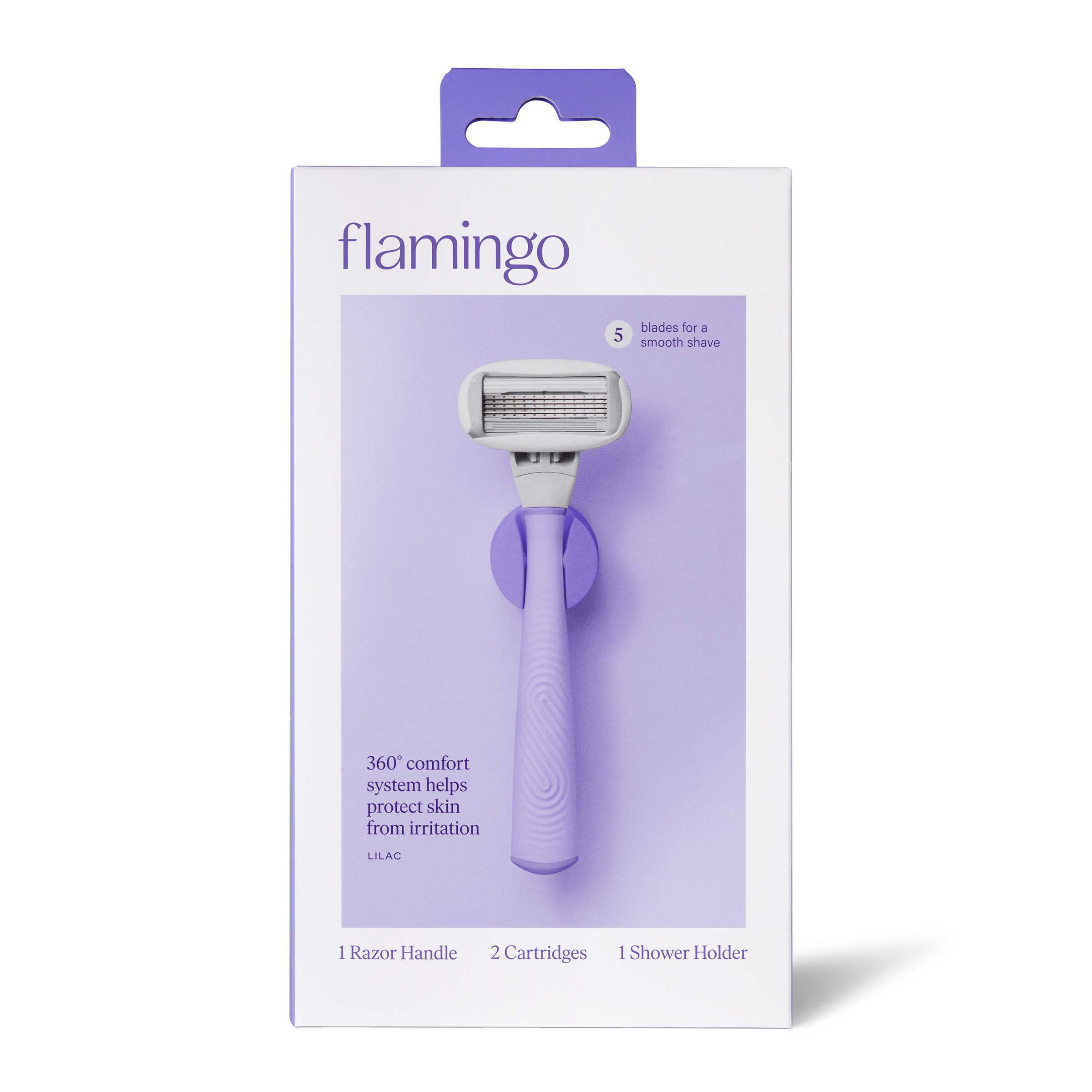 FLAMINGO Women’s Razor with 2 Razor Blades Taro Shop Bath & Skin Care