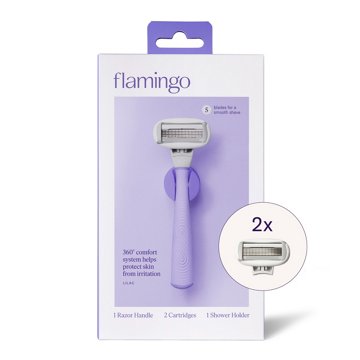 Flamingo Women’s 5 Blade Razor Kit - Lilac