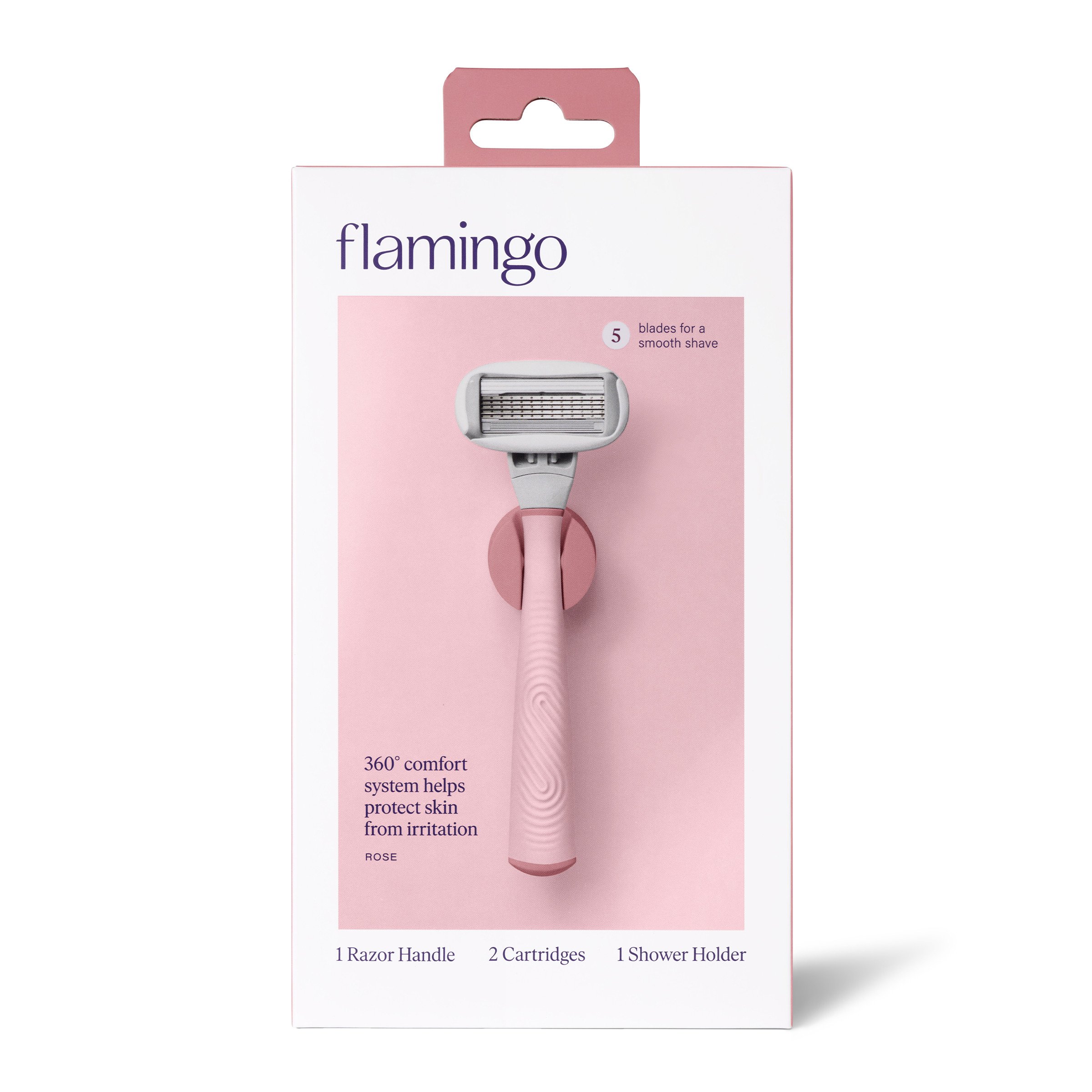 Flamingo Women’s 5 Blade Razor Rose Shop Razors & blades at HEB