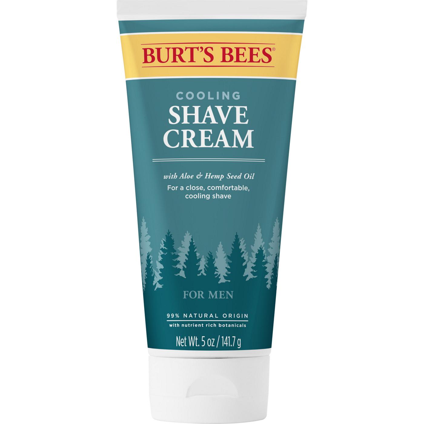 Burt's Bees Men's Cooling Shave Cream with Aloe & Hemp; image 1 of 4