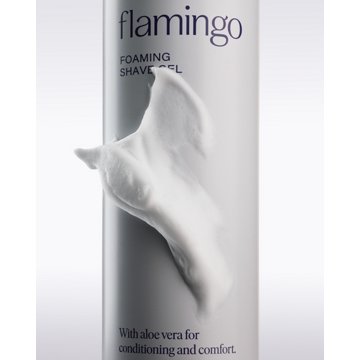 Flamingo Women's Foaming Shave Gel, 6.7 oz