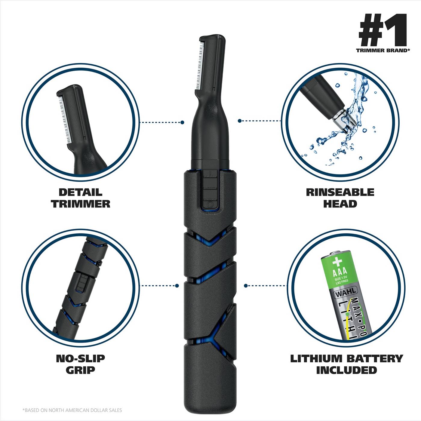 Wahl Micro Groomsman Pro Ear Nose & Brow Trimmer; image 9 of 11