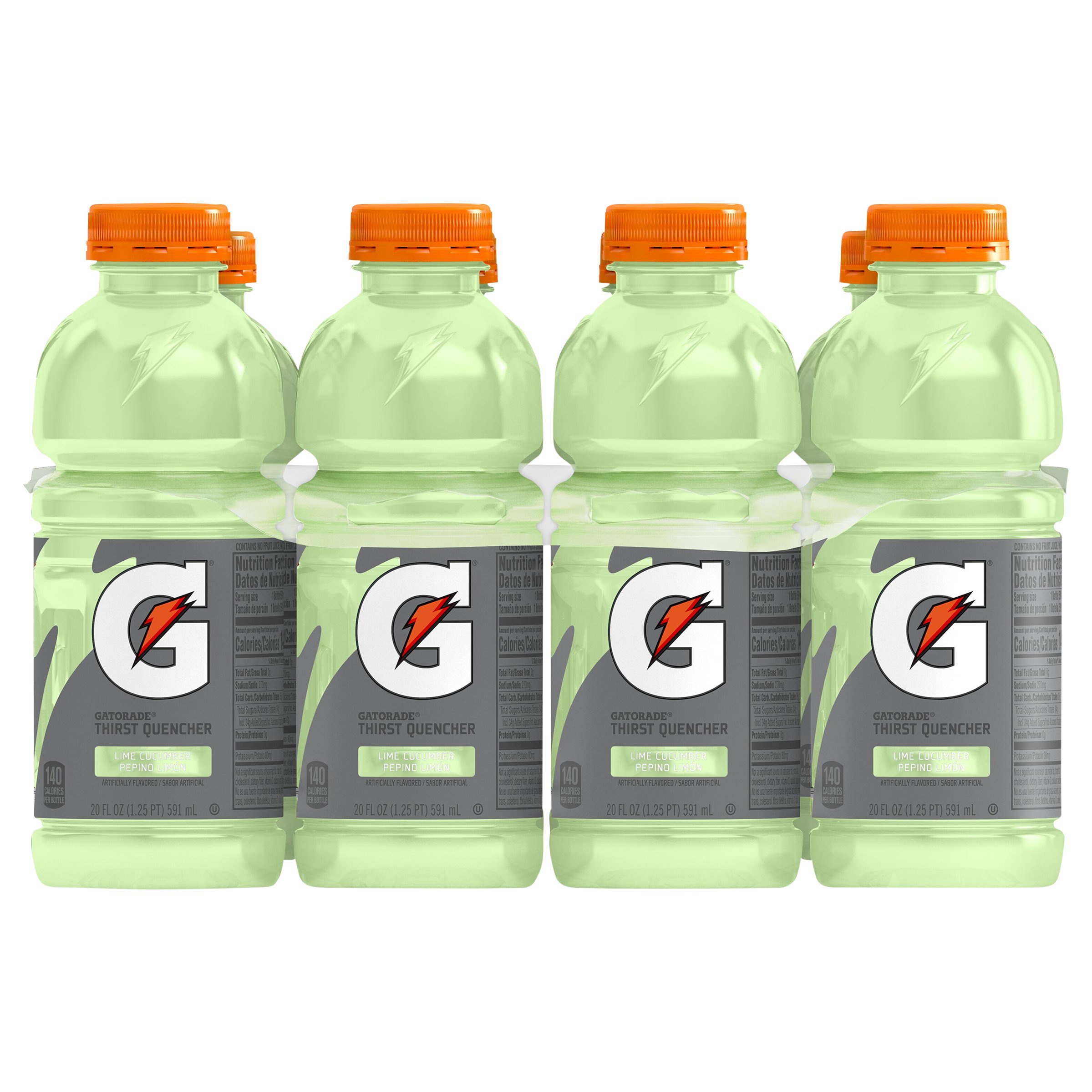 Gatorade Lime Cucumber Thirst Quencher 20 oz Bottles Shop Sports