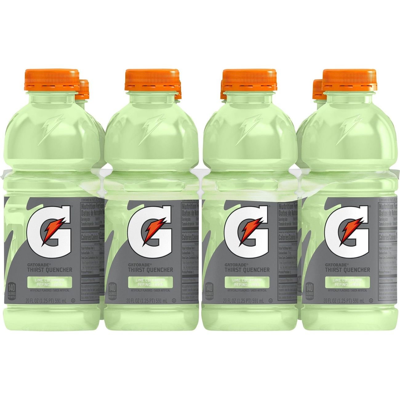 Gatorade Lime Cucumber Thirst Quencher 20 oz Bottles Shop Sports