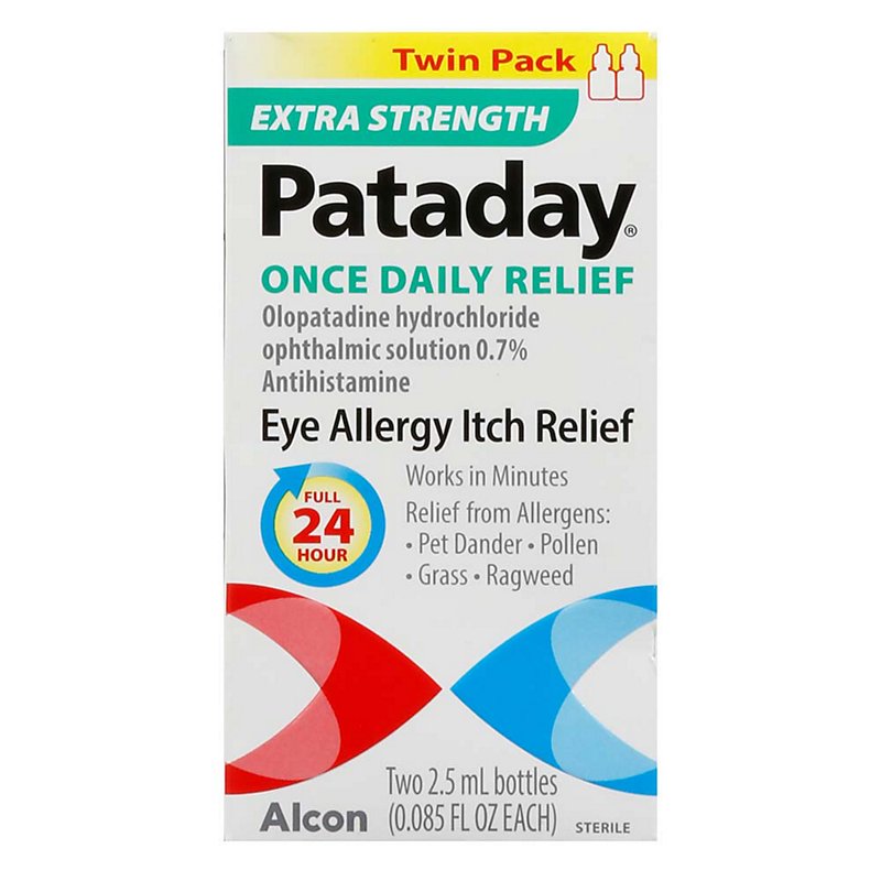 Pataday Extra Strength Once Daily Eye Allergy Relief Twin Pack Shop Pataday Extra Strength Once Daily Eye Allergy Relief Twin Pack Shop