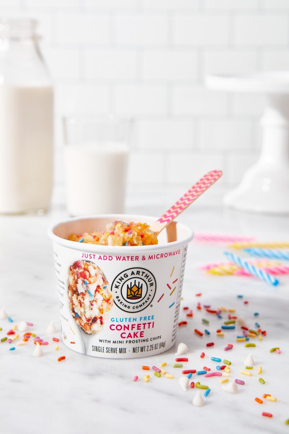 King Arthur Gluten Free Confetti Cake Mix Cup - Shop Baking mixes at H-E-B