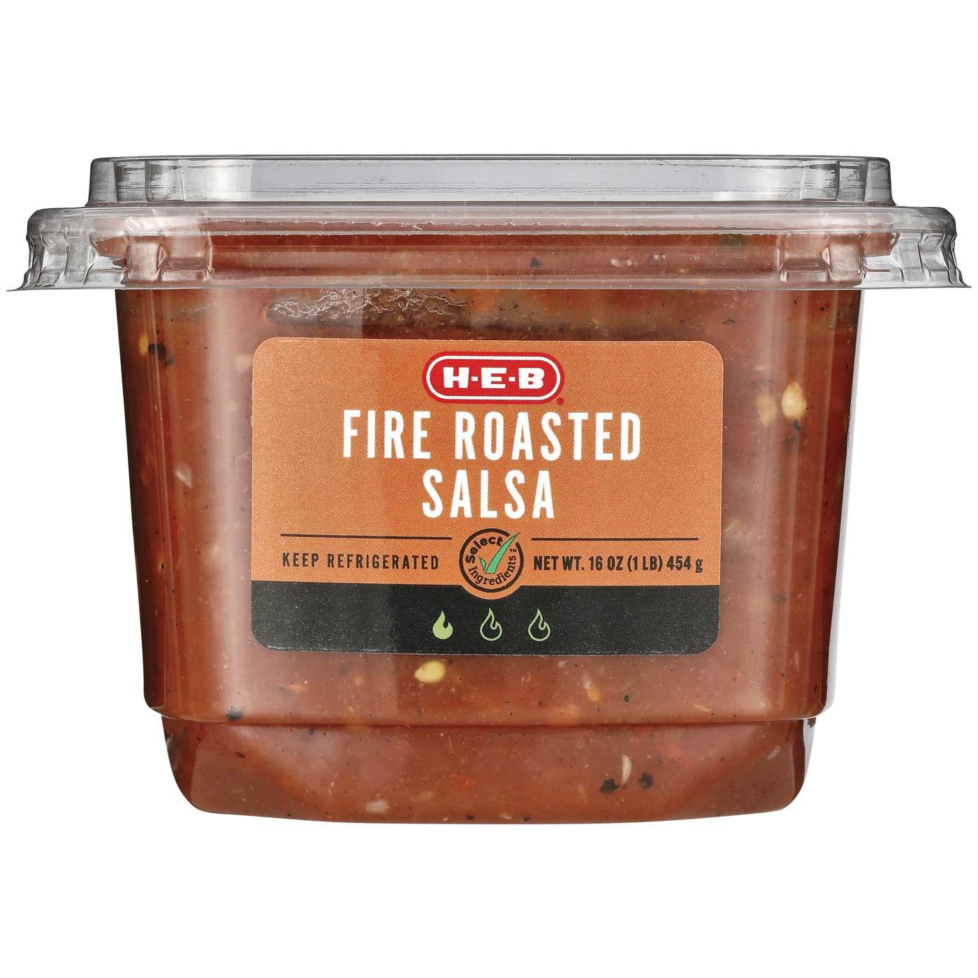 H-E-B Fresh Fire Roasted Salsa - Mild; image 1 of 2