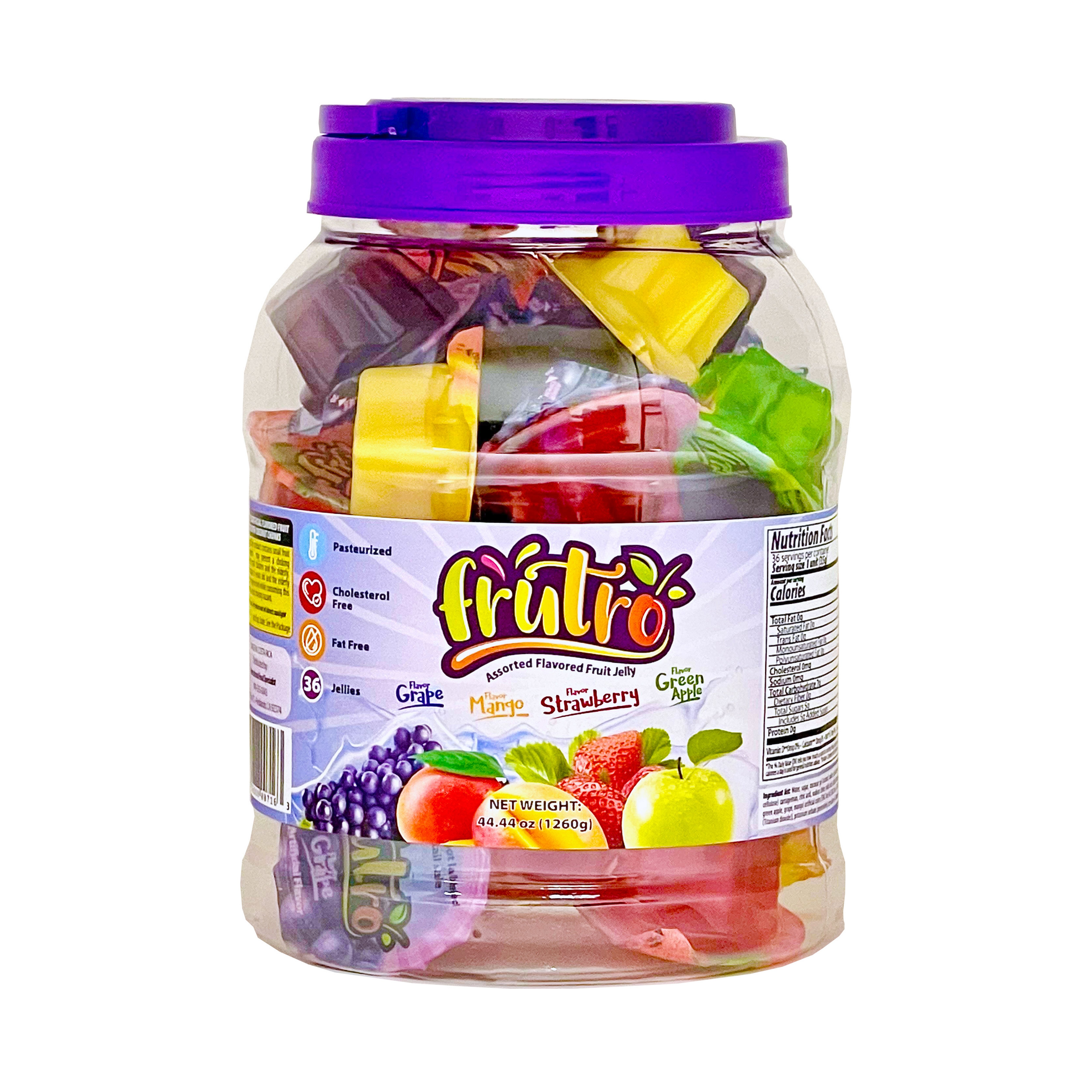 Frutro Assorted Flavored Fruit Jelly Snack Cups - Shop Pudding