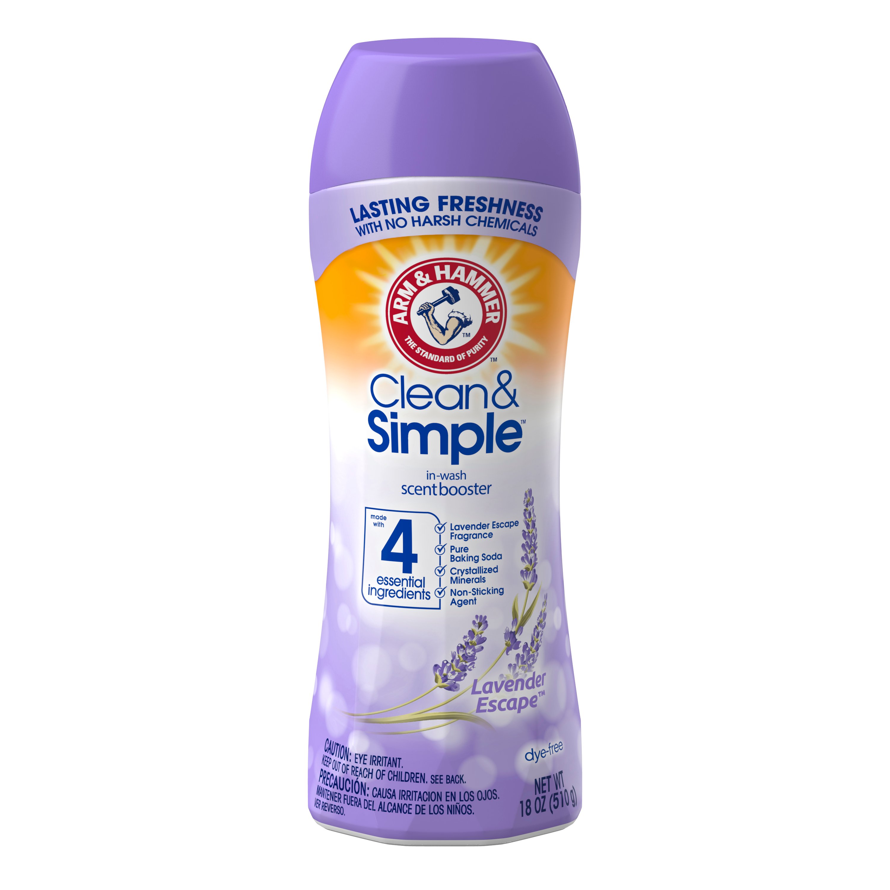 Arm & Hammer Clean & Simple Lavender InWash Scent Booster Shop Laundry at HEB
