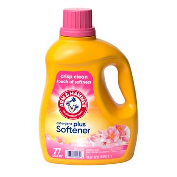 Arm & Hammer Orchard Bloom Liquid Laundry Detergent Plus Softener 75 Loads