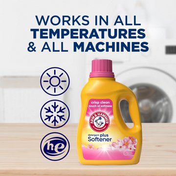 Arm & Hammer Orchard Bloom Liquid Laundry Detergent Plus Softener 75 Loads