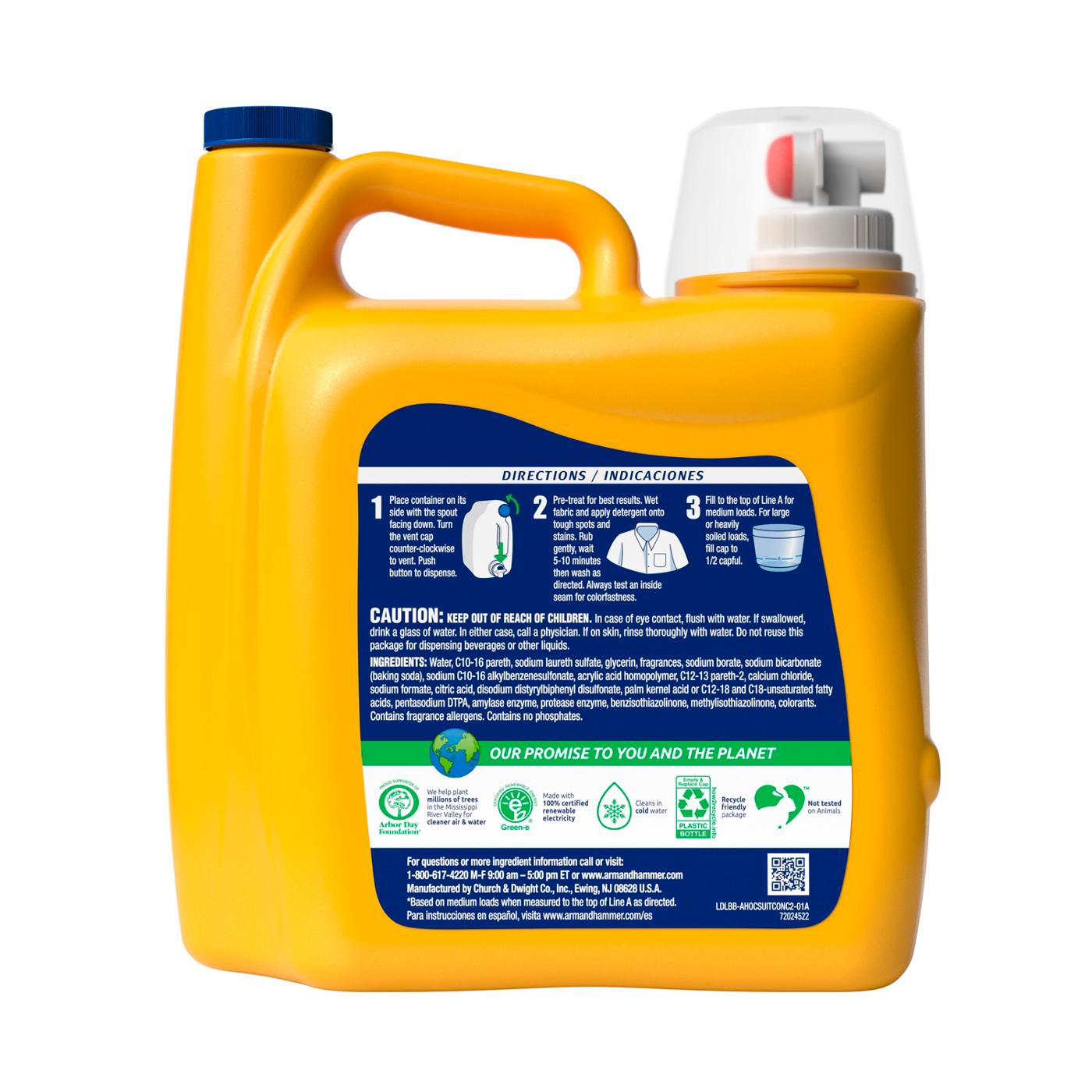 Arm & Hammer Plus OxiClean Odor Blasters HE Liquid Laundry Detergent, 100 Loads - Fresh Burst; image 3 of 11