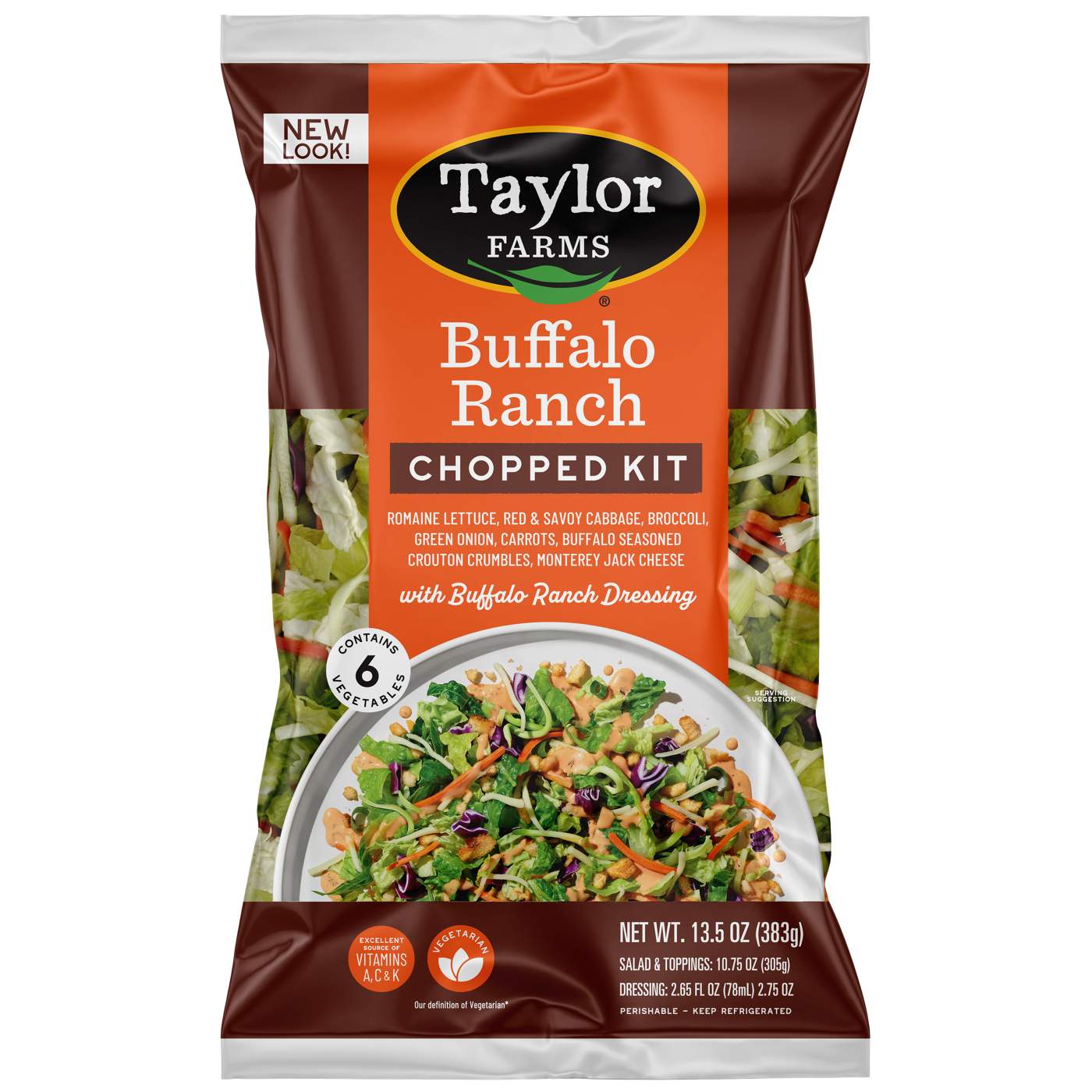 Taylor Farms Chopped Salad Kit - Buffalo Ranch; image 1 of 6