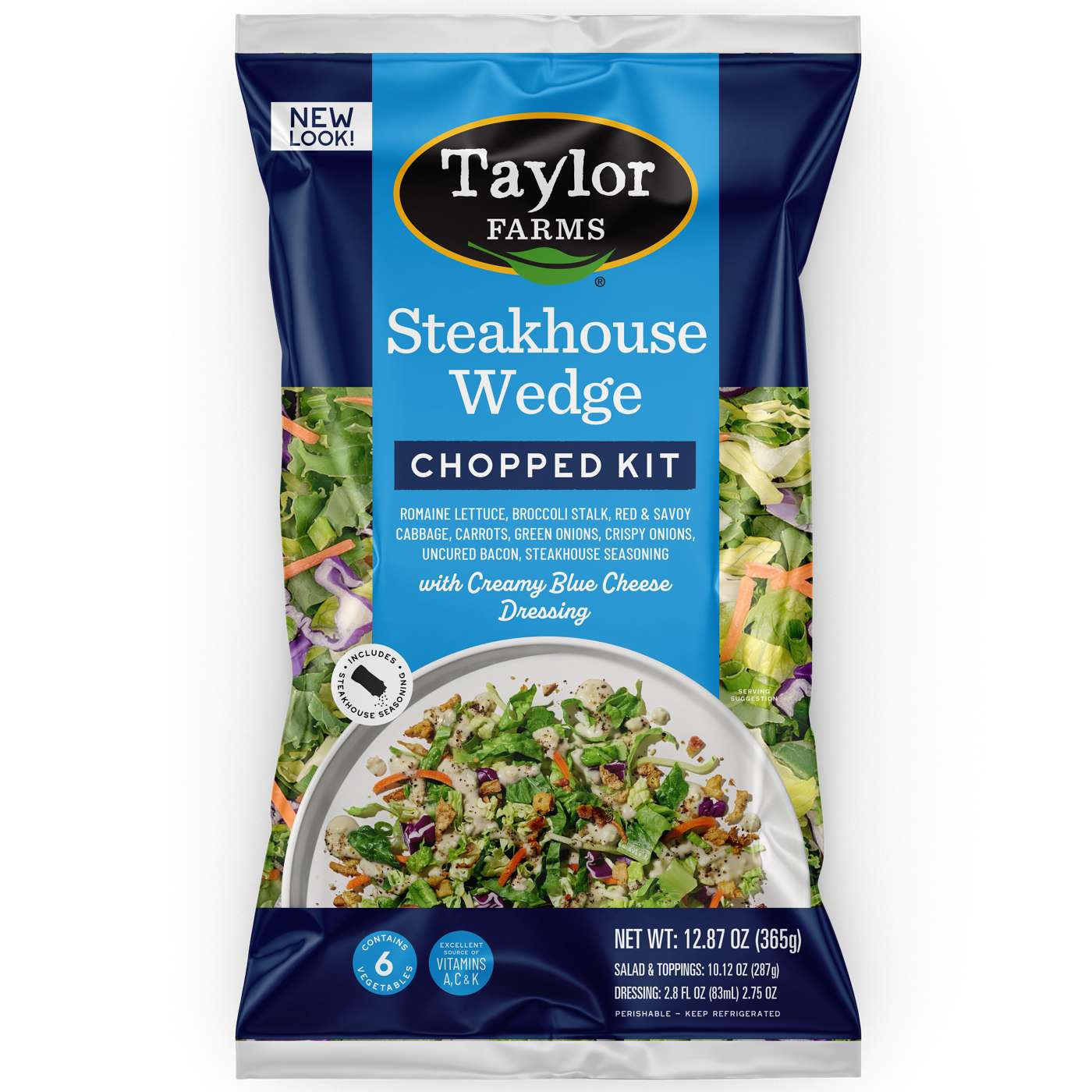 Taylor Farms Chopped Salad Kit - Steakhouse Wedge; image 1 of 6