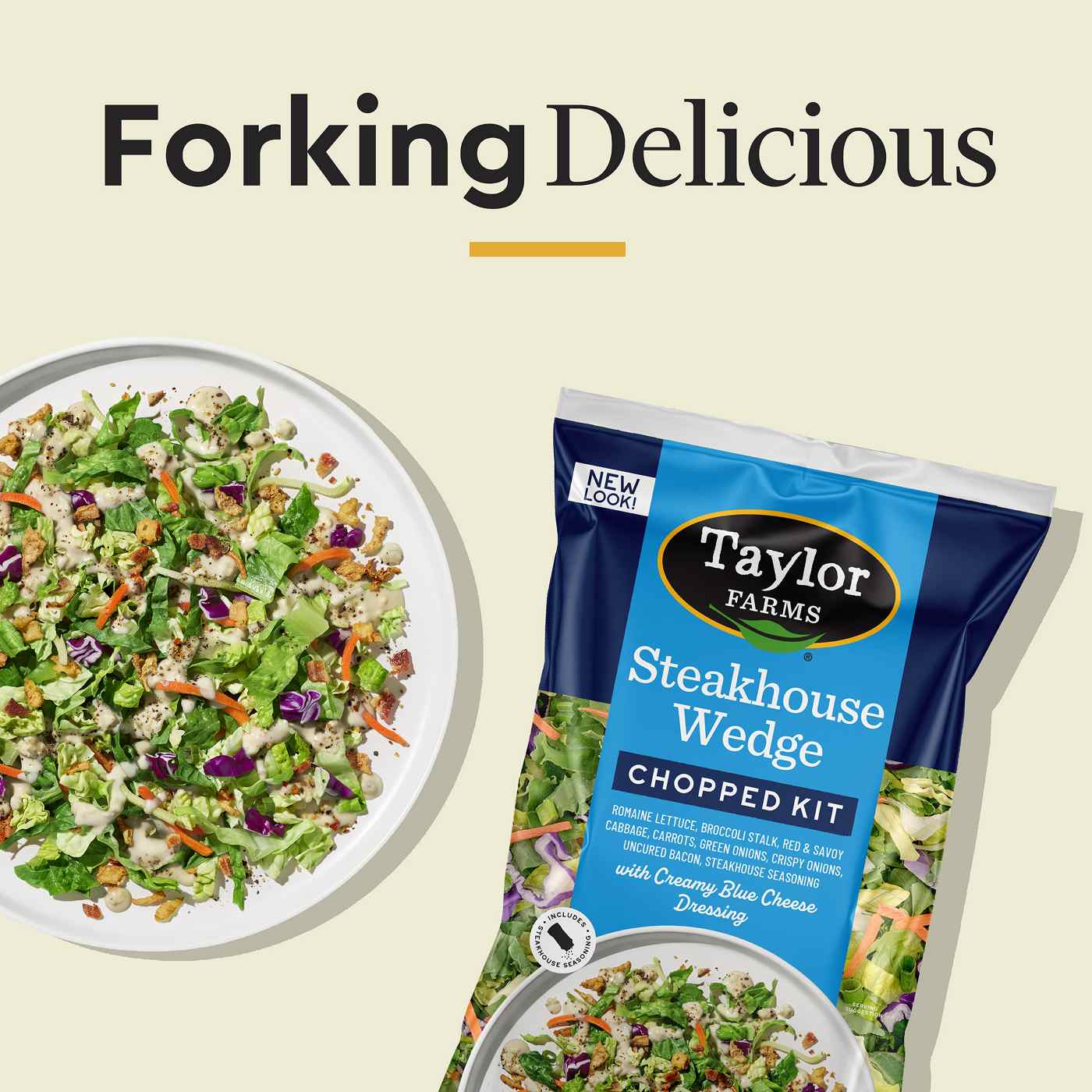 Taylor Farms Chopped Salad Kit - Steakhouse Wedge; image 4 of 6