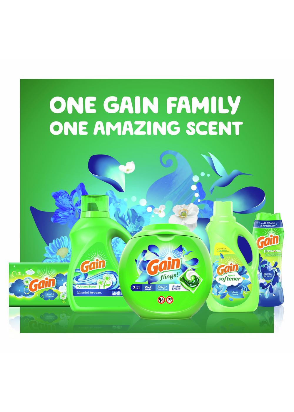 Gain + Aroma Boost HE Liquid Laundry Detergent, 107 Loads - Blissful Breeze; image 6 of 9