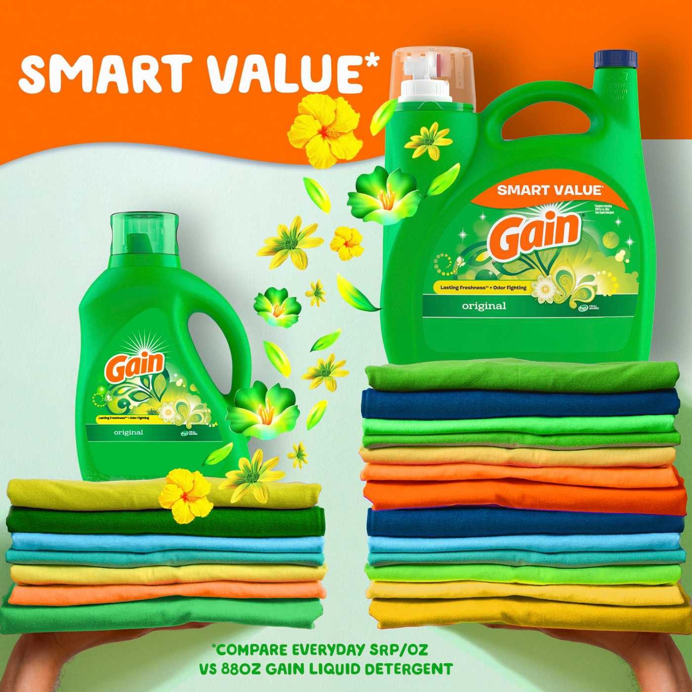 Gain Liquid Laundry Detergent, Original Scent, 100 Loads; image 9 of 19