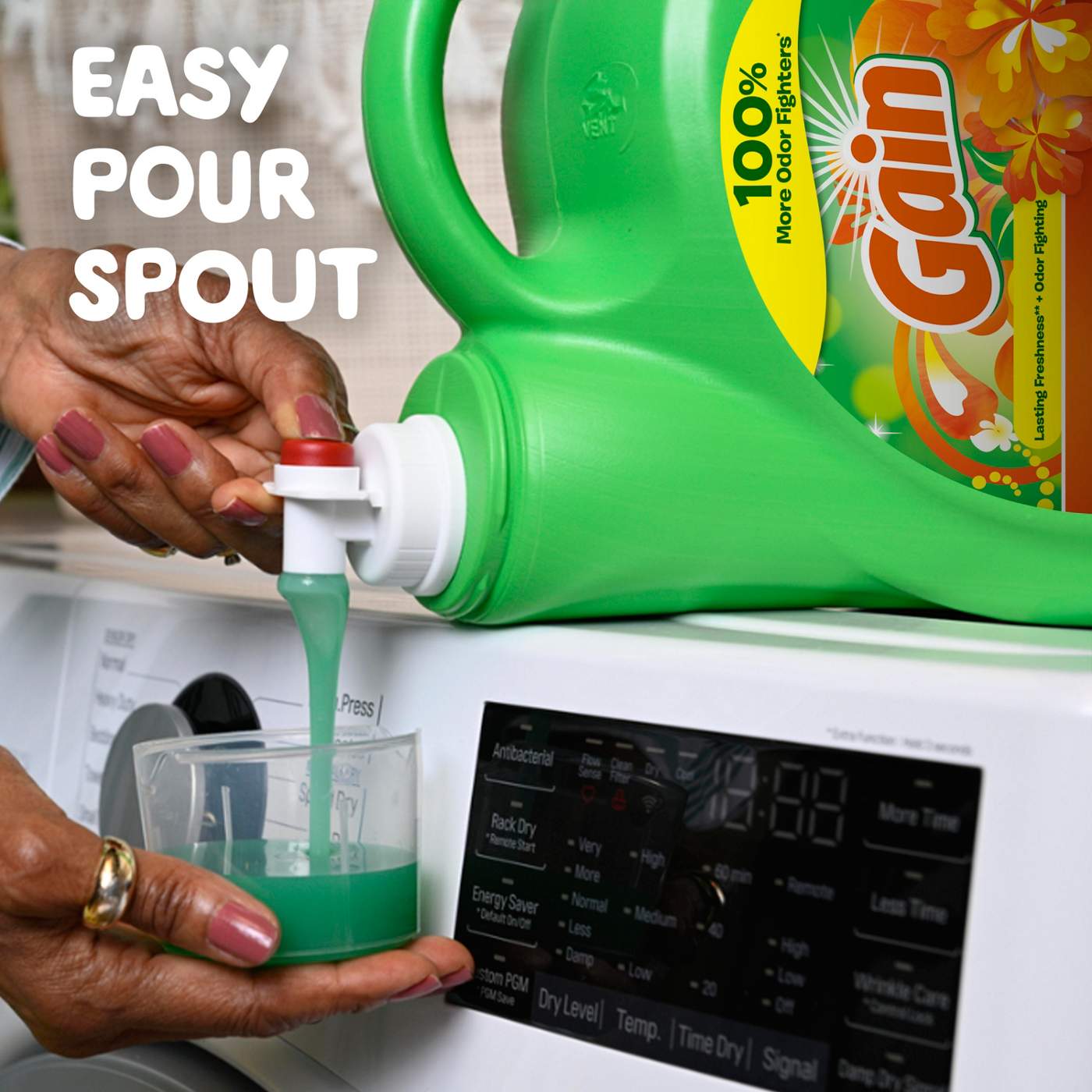 Gain Liquid Laundry Detergent, Island Fresh Scent, 100 Loads; image 5 of 19